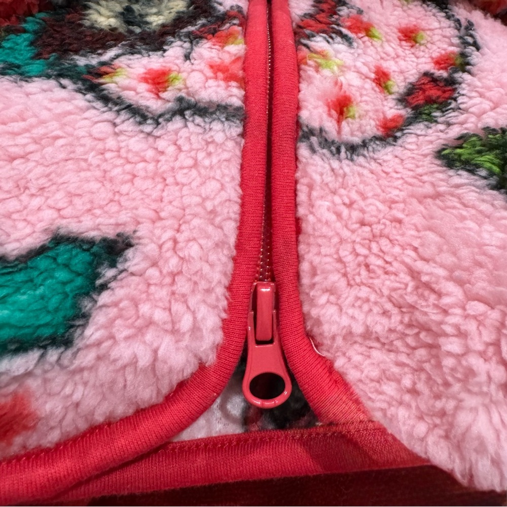Pink Strawberry Shortcake Holiday Fleece Jacket - Picture 6 of 8